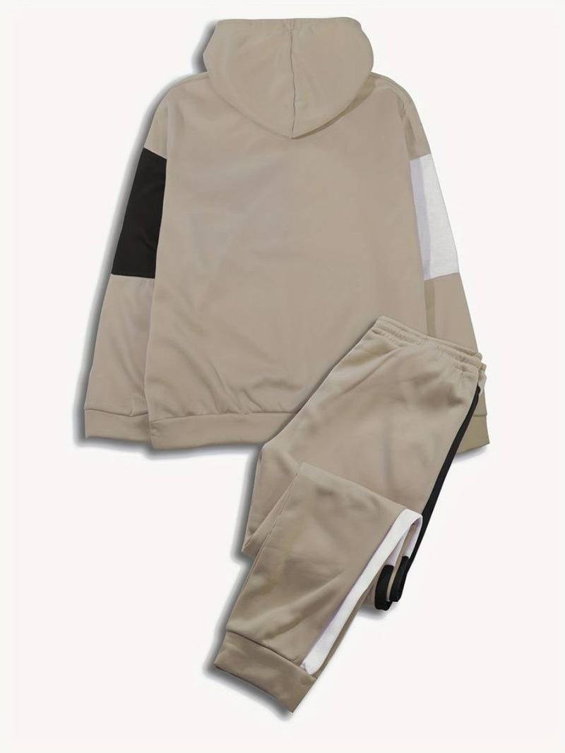 sudadera con capucha y joggers con cordón