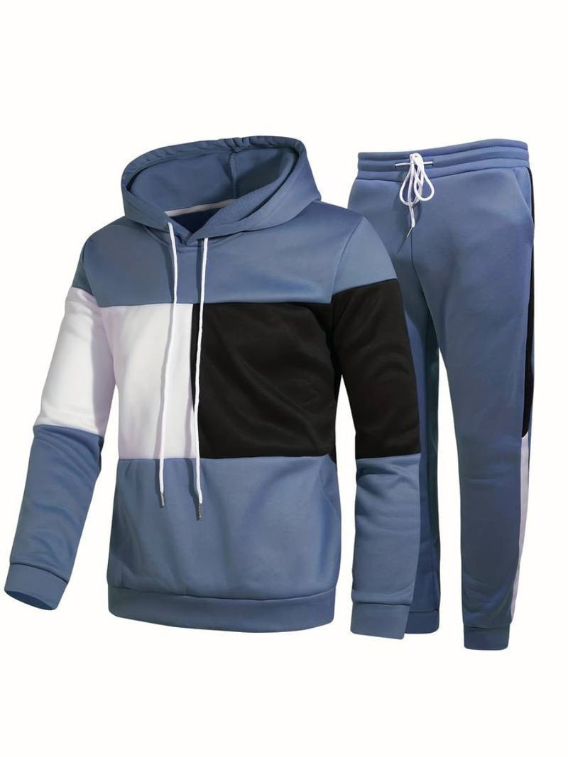 sudadera con capucha y joggers con cordón