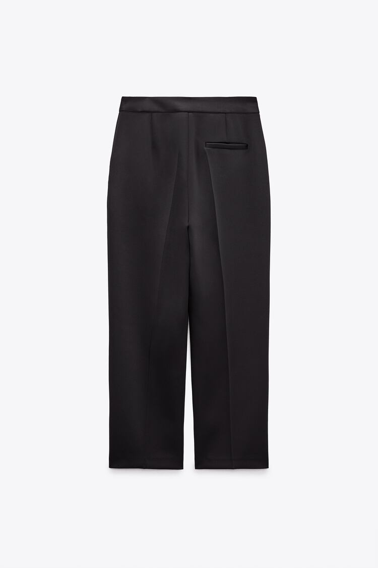 Traje pantalón y top corsé clásico de cintura alta