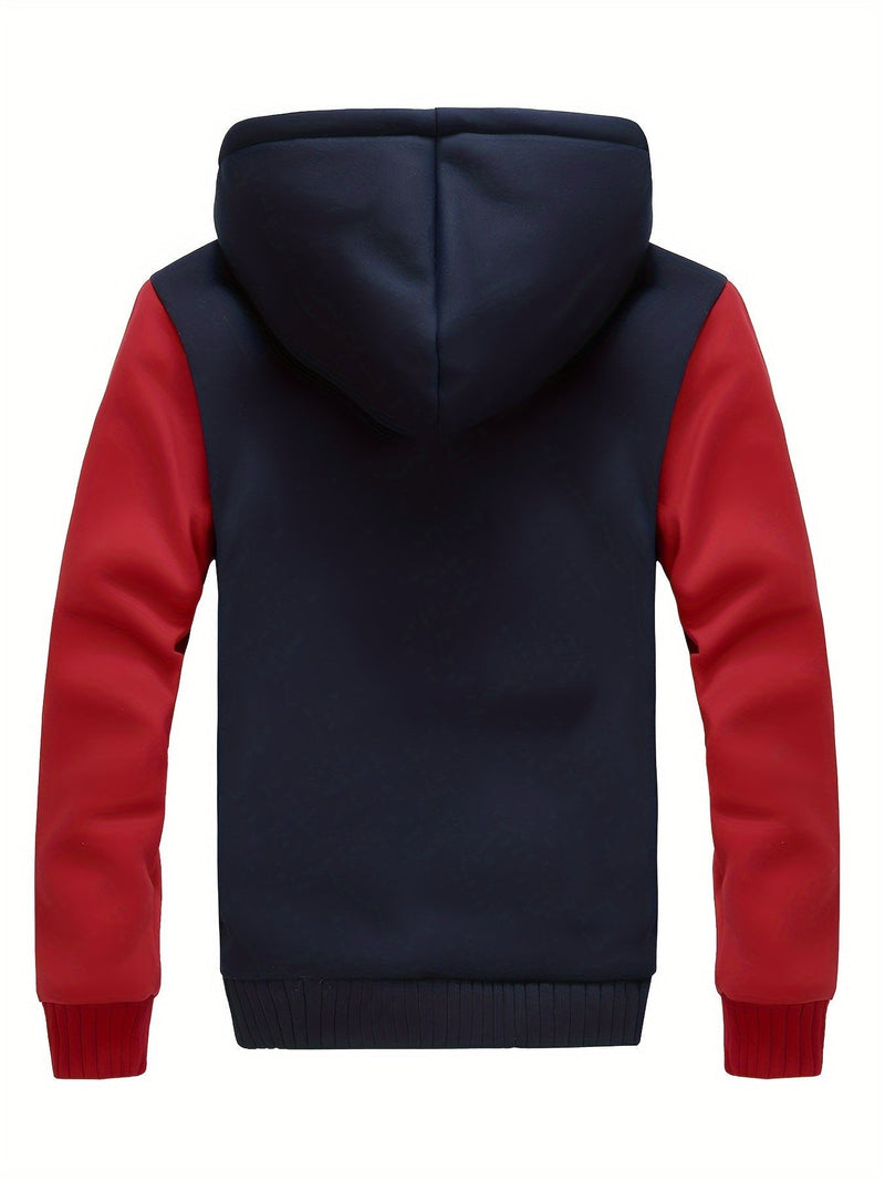 Sudadera con capucha de pelo sintético